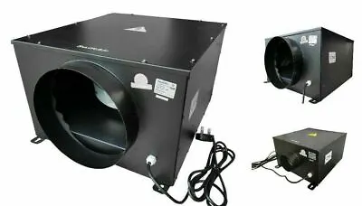 QBF Low Noise Silent Hydroponics Acoustic Box Fan Upto 2150m3/hr 4 5 6 8 10 12  • £189.99