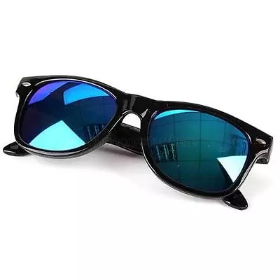 Retro Kids Boys Girls Aviator Plastic Frame Sunglasses Reflective Eyewear UV400 • $15