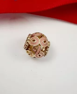 $292.50 • Buy Genuine Pandora 14K Gold Limited Edition Breast Cancer Awareness Pink Ribbon
