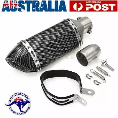 Universal Motorcycle Exhaust Muffler Pipe Removable DB Killer Slip On 38-51mm • $49.59