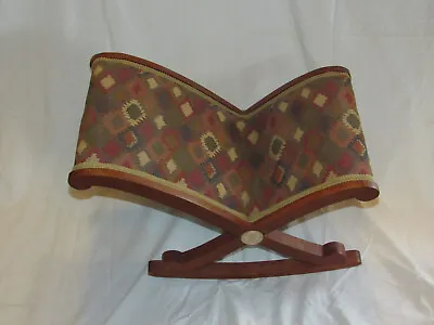 Antique Victorian Rocking Upholstered Gout Foot Stool • $100