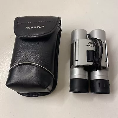 Miranda Compact Binoculars 10 X 25 SB Field 5.8° With MIRANDA CASE • £12.99