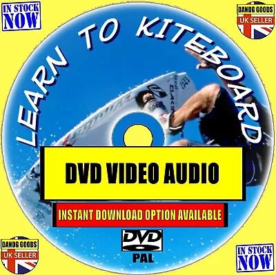 Learn How To Kiteboard/kitesurf Easy To Follow A To Z Video Guide Skills Dvd New • £6.99