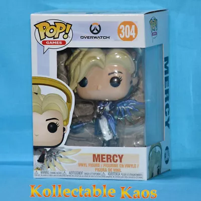 $25 • Buy Overwatch - Mercy Cobalt Pop! Vinyl Figure (RS) #304