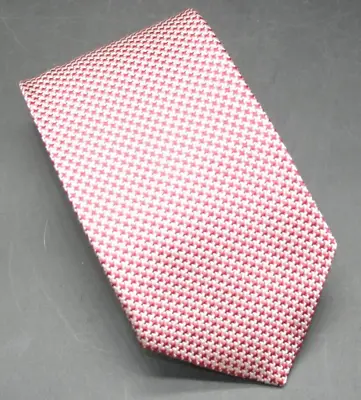 BROOKS BROTHERS Silk Tie RED HOUNDSTOOTH Made USA 58  X 3.25  New Other  WOW!!! • $24.99