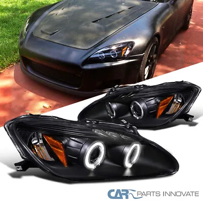 Fits Black 2004-2009 Honda S2000 AP2 LED Halo Projector Headlights Left+Right • $154.75