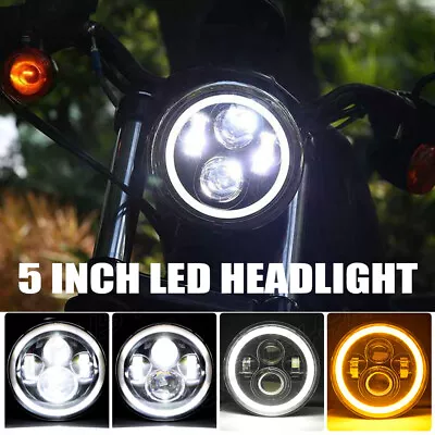 DOT 5-3/4 5.75  LED Headlight Hi/Lo Seal Beam For Yamaha V-Star XVS 650 950 1100 • $37.49