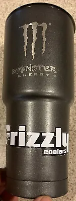 Grizzly Gear Monster Energy 32oz Al Insulated Shadow Grey Cup Mug • $24.99