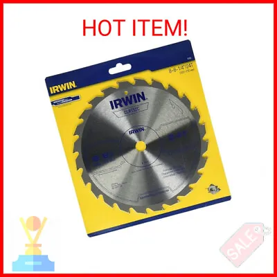 IRWIN Tools Carbide Table / Miter Circular Saw Blade 8 1/4-inch 24T (15150) • $23.50