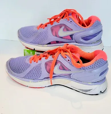 Nike Lunar Eclipse  2Purple/OrangRunning Athletic Shoes Sneakers Womens Size 6.5 • $23.68