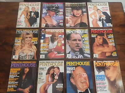 Full Year Lot - 1992 Pent. Vintage Adult Magazines W/bonus Girls Of PH February  • $46.99