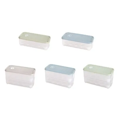 10/20 Grid Storage Box Stackable For Storage Refrigerator Container Li • £12.80