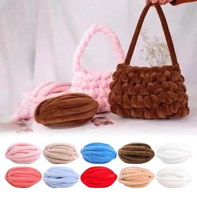 $19.06 • Buy Super Soft Washable Knitting Yarn Cotton DIY Giant Wool Bulky Chunky Yarns 