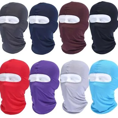 Men Women Balaclava Face Mask UV Protection Motorcycle Ski Running Sun Hood Hat • $4.99