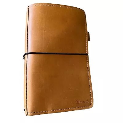 $75 • Buy Foxy Fix Leather Traveler's Notebook Cover B6 Slim Tan