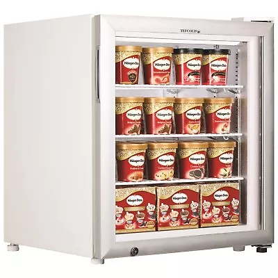 Brand New Uf100g Glass Door Counter Top Display Ice Cream Freezer Canopy Option • £979