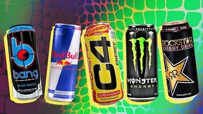 Monster Energy Bang G Fuel Rock Star- Verified Energy Drink Return Box • $33.99