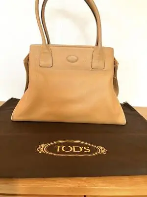 Tod's Handbag Tote Bag Camel Leather • $255