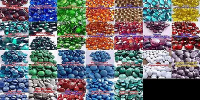 50 Pcs Mosaic Glass Gems Nuggets Globs Mosaic Tiles Vase Fillers Crafts Projects • $3.50