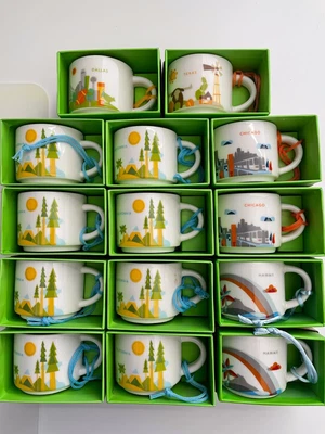 $19.99 • Buy Starbucks Mug YAH You Are Here Christmas Ornament