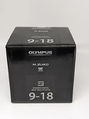 Olympus M.Zuiko Digital ED 9-18mm F/4-5.6 Lens - Brand New  • £335