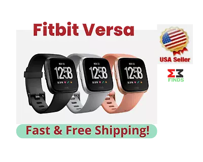 Fitbit Versa Smart Watch Fitness Activity Tracker FB504 • $58.99