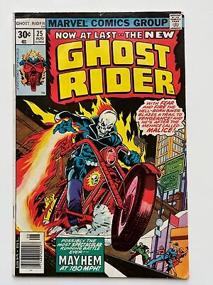 Ghost Rider #25 (1977) Guest-starring Stunt Master Madam Web Ad VG/FN Range • $9.99
