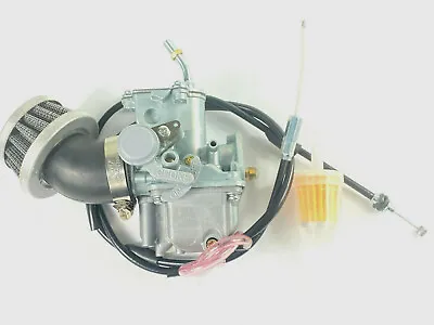 Carburetor & Throttle Cable Air Filter For Yamaha Raptor Grizzly Badger Moto-4 • $37.99