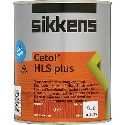 £37.95 • Buy Sikkens Cetol HLS Plus Translucent Woodstain Pine 1l