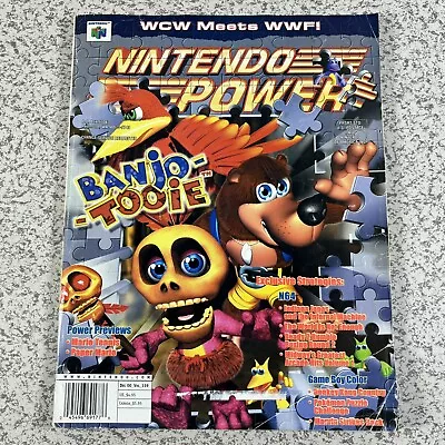 Nintendo Power Magazine Issue 139 December 2000 Mario Tennis Poster Banjo-Tooie • £12.06