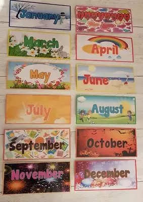 MONTHS OF THE YEAR- Teaching Resource -home/class/display • £6.57