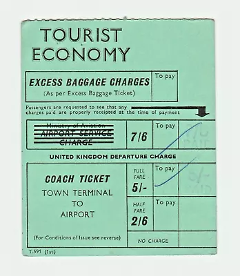 Bus/Coach Ticket London Transport Executive Town Terminal To Airport • £3.50
