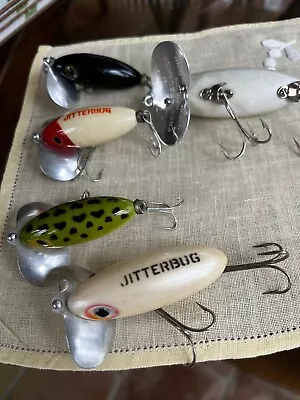 Asst Lot Of Vintage Fred Arbogast  Jitterbug  Lures Unfished • $19.99