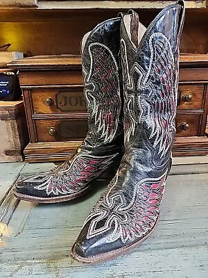 Corral Vintage Men's Size 9D Cowboy Boots Pre-owned RARE In Beautiful Condition • $249