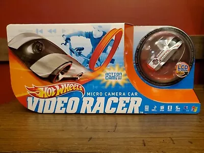 Hot Wheels Video Racer Micro Camera Car 2011 Silver/Red New & Sealed RARE COLOR • $75