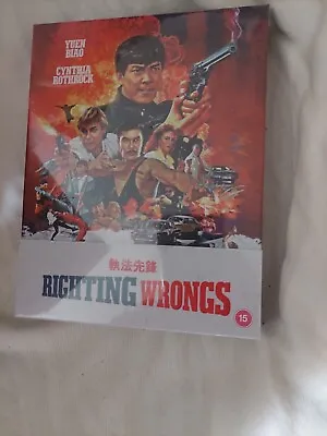 Righting Wrongs Blu-ray Aka Above The Law Yuen Biao New & Sealed Limited Edition • £44.99