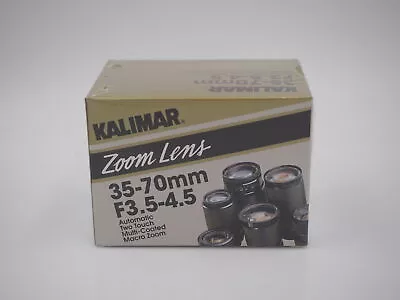 Open-Box Kalimar 35-70mm F3.5-4.5 For Minolta MD #8120 • $89