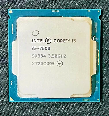 Intel Core I5-7600 CPU Processor Quad-Core 3.5 GHz Socket H4 LGA-1151 65W SR334 • $39.99
