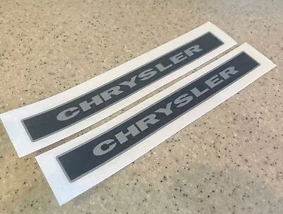 Chrysler Vintage Outboard Motor Decals 2-PK 10  FREE SHIP + FREE Fish Decal • $12
