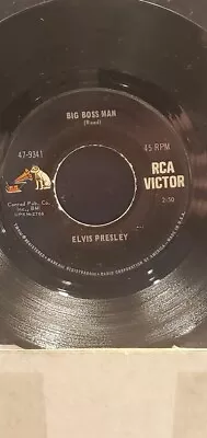 ELVIS PRESLEY 7  45 RPM  Big Boss Man  &  You Don't Know Me  VG Condition • $2.75