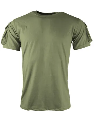 Tactical T-shirt Olive Mens Combat Top Short Sleeve British Army Military Size • £14.99