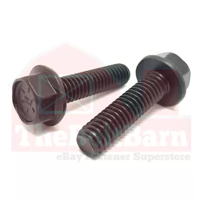 #10-32 Grade 8 Hex Flange Screws Frame Bolts Black Oxide (Pick Length & Qty) • $8.11