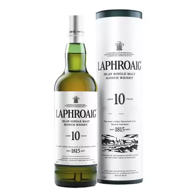 Laphroaig 10 Year Old Single Malt Scotch Whisky 700ml • $112.99