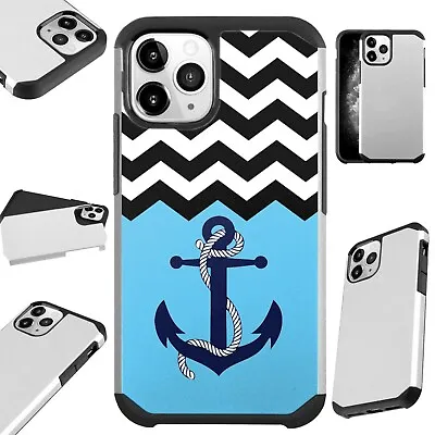 Fusion Case For IPhone 12/Mini/Pro Max Phone Cover ANCHOR CHEVRON • $13.50