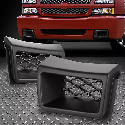 For 03-06 Chevy Silverado 1500 Ss Pair Front Lower Bumper Vent Air Duct Black • $56.99