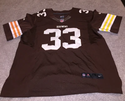 $15 • Buy NFL Nike Cleveland Browns Trent Richardson Jersey #33 On Field Mens Size 48
