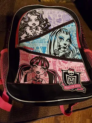 Monster High Backpack Bag - 2012 Toys R Us Exclusive - Very Rare Great Condition • $75