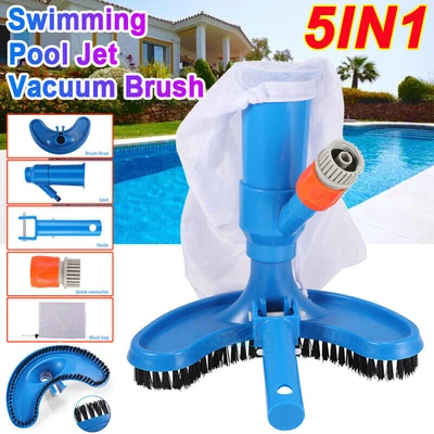 £11.95 • Buy Swimming Pool Cleaner Vacuum Suction Hoover Cleaning Brush Head +Hose Connection