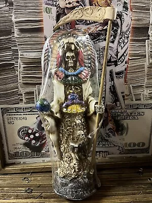 SANTA MUERTE STATUE Fully Loaded Santisima Muerte Holy Death Hecho En Mexico • $129