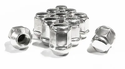 10x Stainless Steel Lug Nuts 7/16-20 Short Stock Factory OEM Chevrolet Chevy 3/4 • $18.99